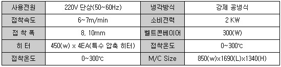 제품사양